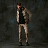 マイクロ起毛ポンチ ムラプリント多ポケットカーゴパンツ | NICOLE | 詳細画像2