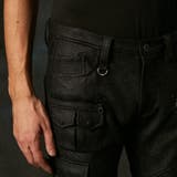 マイクロ起毛ポンチ ムラプリント多ポケットカーゴパンツ | NICOLE | 詳細画像8