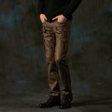 29グレー | マイクロ起毛ポンチ ムラプリント多ポケットカーゴパンツ | NICOLE