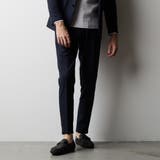 67ネイビー | ウール調ジャージーイージースラックス | NICOLE