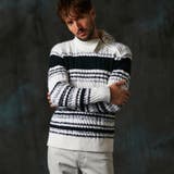 ケーブル編み衿ファスナータートルネックニット | NICOLE | 詳細画像1 