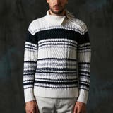 ケーブル編み衿ファスナータートルネックニット | NICOLE | 詳細画像6 