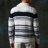 ケーブル編み衿ファスナータートルネックニット | NICOLE | 詳細画像8 