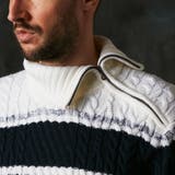 ケーブル編み衿ファスナータートルネックニット | NICOLE | 詳細画像9 