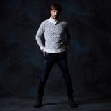 ゼブラ柄衿ファスナータートルネックニット | NICOLE | 詳細画像4 