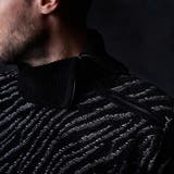 ゼブラ柄衿ファスナータートルネックニット | NICOLE | 詳細画像8 