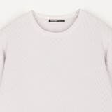 バイヤスジャガードクルーネックニット | NICOLE | 詳細画像3 