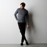 幾何学柄引き揃えJQクルーネックニット | NICOLE | 詳細画像5