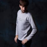 19ライトグレー | ストレッチポンチジェルプリント長袖Ｔシャツ | NICOLE