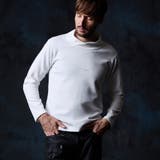 09ホワイト | ショールカラー風オフタートルプルオーバー | NICOLE