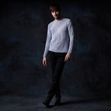 バイヤスジオメトリックモックネックプルオーバー | NICOLE | 詳細画像4 