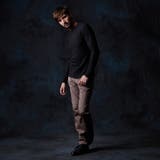 バイヤスジオメトリックモックネックプルオーバー | NICOLE | 詳細画像5 