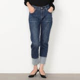 【WALDO】裾切り替えボーイフレンドデニム | NICOLE | 詳細画像1