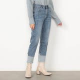 64サックス | 【WALDO】裾切り替えボーイフレンドデニム | NICOLE