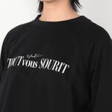 【WALDO】箔入りロゴロングTシャツ | NICOLE | 詳細画像8