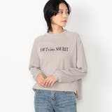 19ライトグレー | 【WALDO】箔入りロゴロングTシャツ | NICOLE