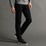 49ブラック | ストレッチ ヘリンボンパンツ | NICOLE