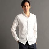 09ホワイト | ストレッチツイル カッタウェイカラーシャツ | NICOLE