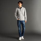 メランジダブルフェイス スタンドジッププルオーバー | NICOLE | 詳細画像3 