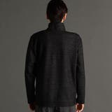 メランジダブルフェイス スタンドジッププルオーバー | NICOLE | 詳細画像5 