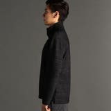 メランジダブルフェイス スタンドジッププルオーバー | NICOLE | 詳細画像6 