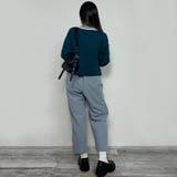 配色ステッチイージーサルエルパンツ | NICOLE | 詳細画像19
