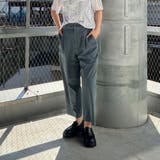 60ブルー | 配色ステッチイージーサルエルパンツ | NICOLE