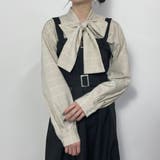91その他2 | フロントタックボウタイブラウス | NICOLE