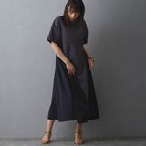 異素材使い配色ワンピース | NICOLE | 詳細画像14 