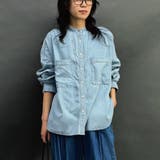 64サックス | テンセル混デニムシャツ | NICOLE