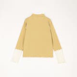 袖配色ランダムリブプルオーバー | NICOLE | 詳細画像2 