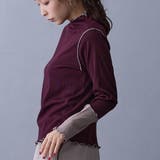 袖配色ランダムリブプルオーバー | NICOLE | 詳細画像23 