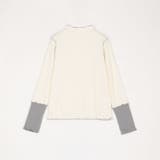 袖配色ランダムリブプルオーバー | NICOLE | 詳細画像3 