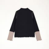 袖配色ランダムリブプルオーバー | NICOLE | 詳細画像5 