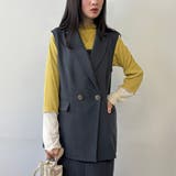 20イエロー | 袖配色ランダムリブプルオーバー | NICOLE