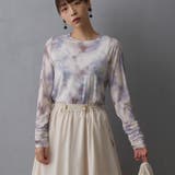 88ラベンダー | ぼかし柄シアーTEE | NICOLE