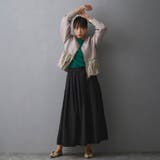 異素材切替ブルゾン | NICOLE | 詳細画像15 