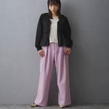 異素材切替ブルゾン | NICOLE | 詳細画像18 