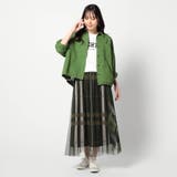 チュールチェックスカート | NICOLE | 詳細画像6 