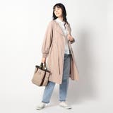 ウエスト絞り ノーカラーコート | NICOLE | 詳細画像2 