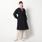 ウエスト絞り ノーカラーコート | NICOLE | 詳細画像5 