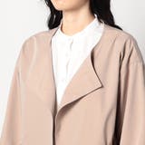 ウエスト絞り ノーカラーコート | NICOLE | 詳細画像9 