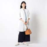 【リネン混シリーズ】スキッパー長袖シャツ | NICOLE | 詳細画像3 