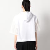 圧縮カノコ ショートワイドパーカー | NICOLE | 詳細画像6 