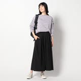 【日本製】 デラヴェ天竺 ボーダーカットソー | NICOLE | 詳細画像6 