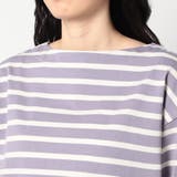 【日本製】 デラヴェ天竺 ボーダーカットソー | NICOLE | 詳細画像9 