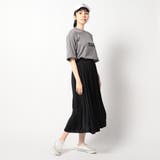 【DISCUS別注】袖ロールアップバックプリントTシャツ | NICOLE | 詳細画像2