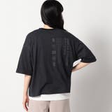【DISCUS別注】袖ロールアップバックプリントTシャツ | NICOLE | 詳細画像7
