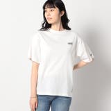 【DISCUS別注】パウダーブリーチ加工 バックプリントTシャツ | NICOLE | 詳細画像1