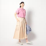 【DISCUS別注】パウダーブリーチ加工 バックプリントTシャツ | NICOLE | 詳細画像2